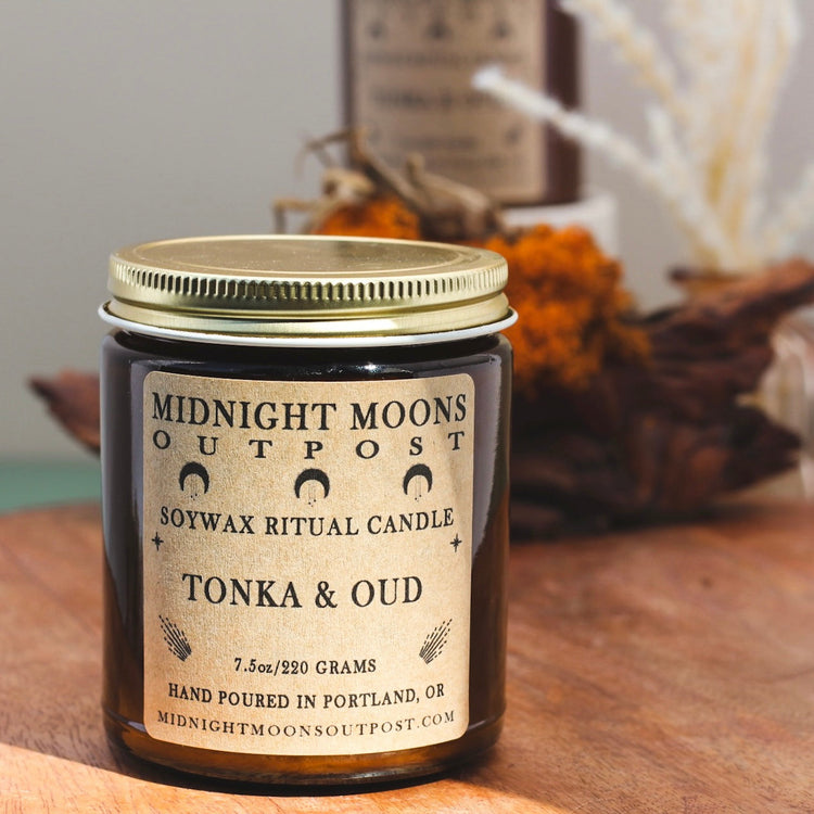 Tonka & Oud Soy Candle