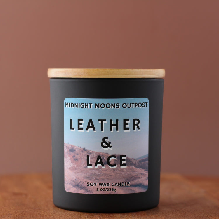 Leather & Lace Soy Wax Candle
