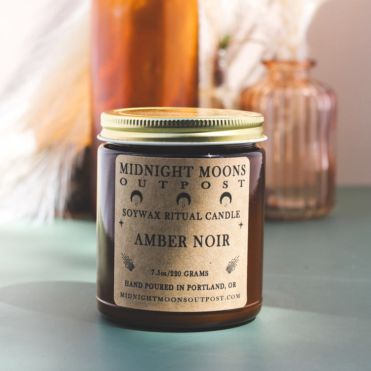 Amber Noir Soy Candle