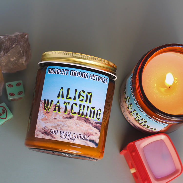 Alien Watching Soy Candle