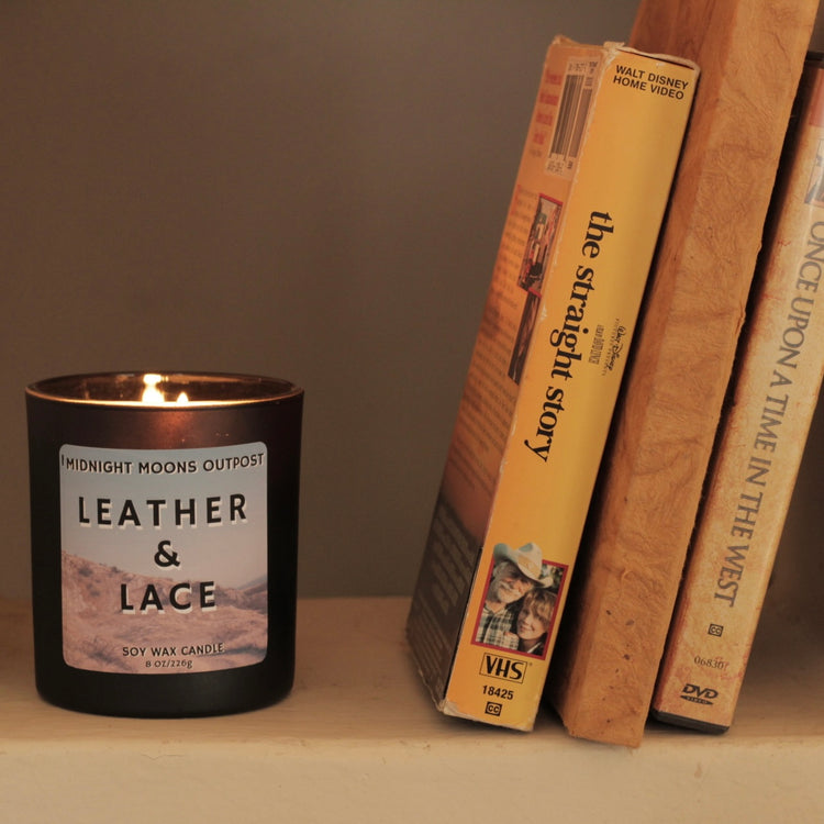 Leather & Lace Soy Wax Candle