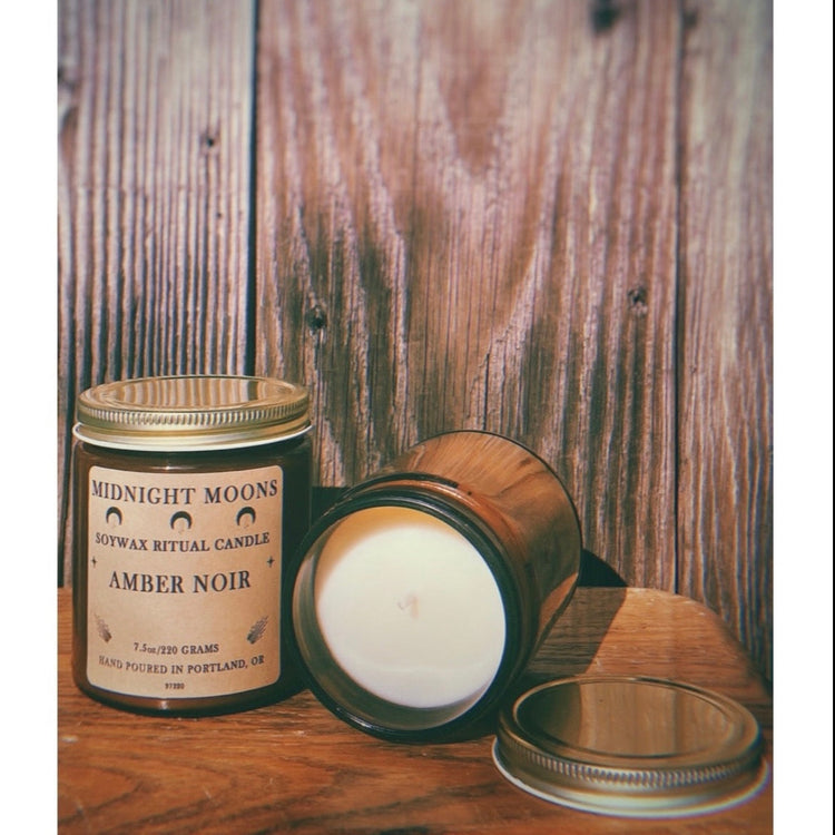 Amber Noir Soy Candle