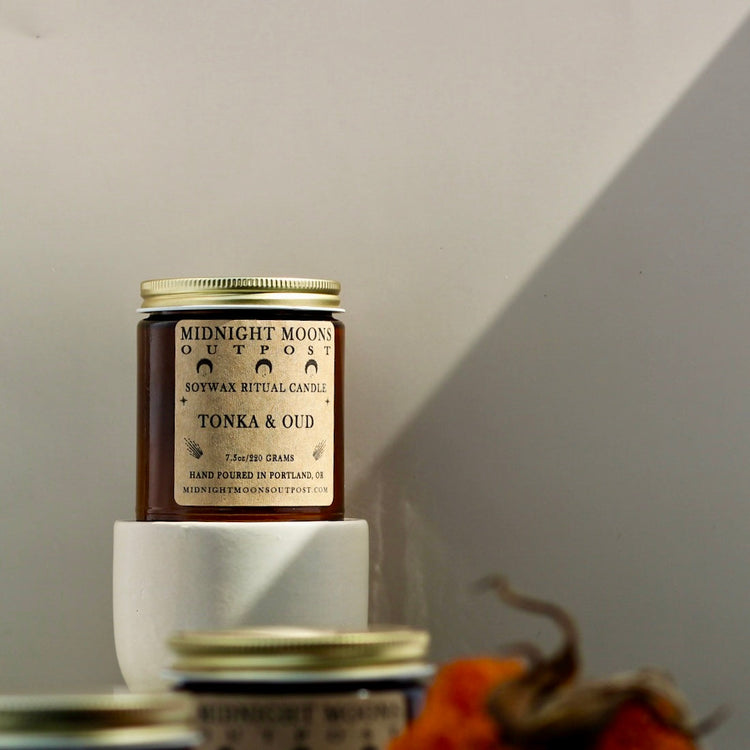 Tonka & Oud Soy Candle