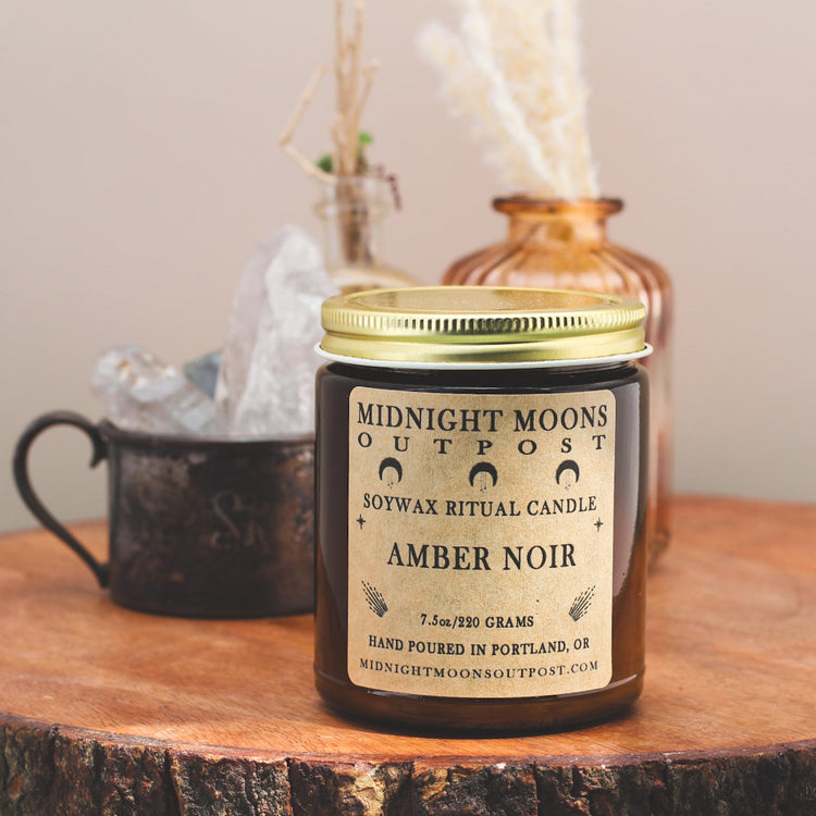 Amber Noir Soy Candle