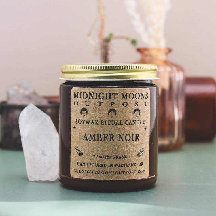 Amber Noir Soy Candle