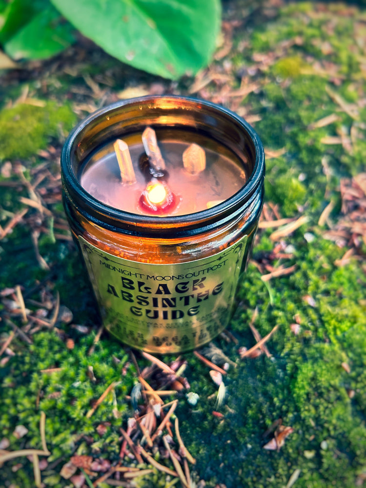 Black Absinthe Guide soy candle