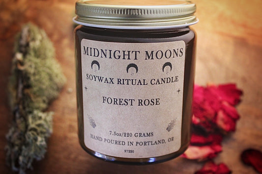 Forest Rose Soy Candle