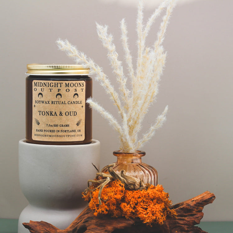 Tonka & Oud Soy Candle
