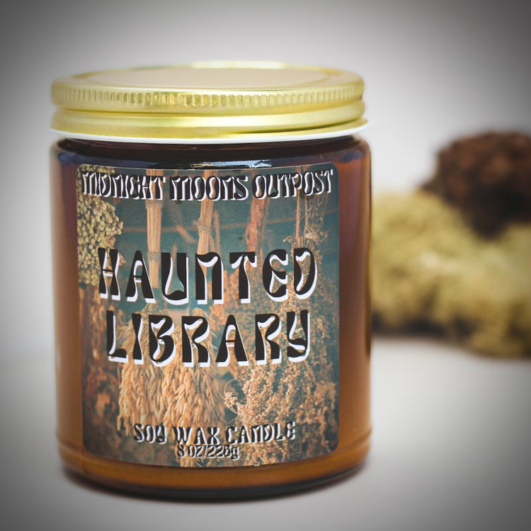 Haunted Library Soy Candle