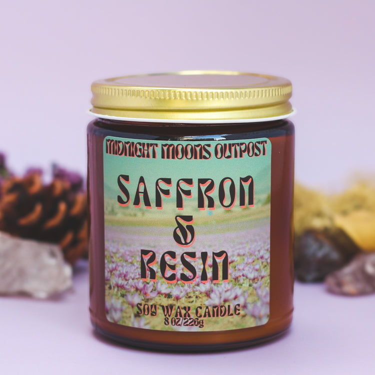 Saffron & Resin Soy Candle
