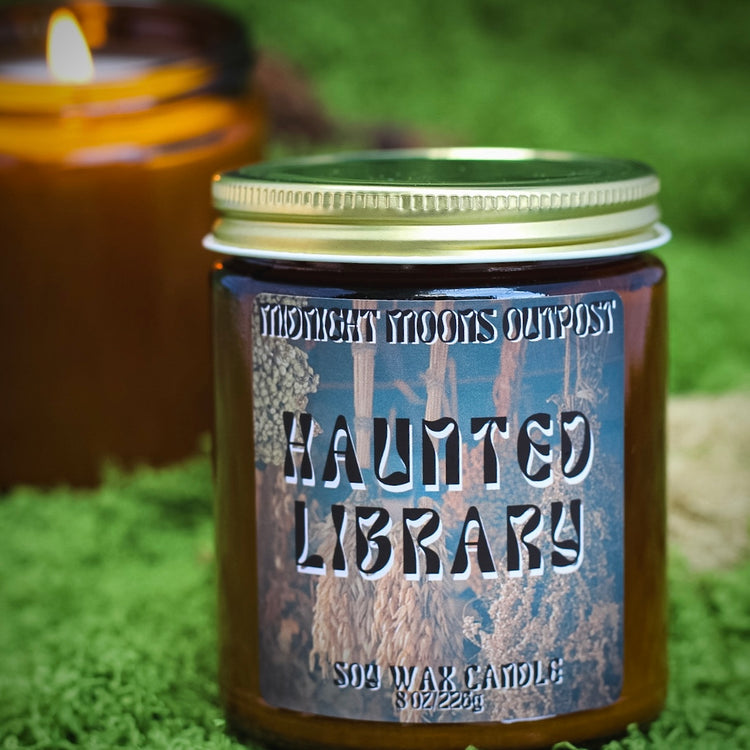 Haunted Library Soy Candle