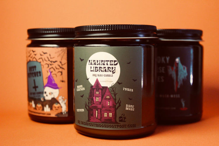 Haunted Library Halloween Soy Candle