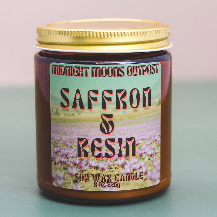 Saffron & Resin Soy Candle