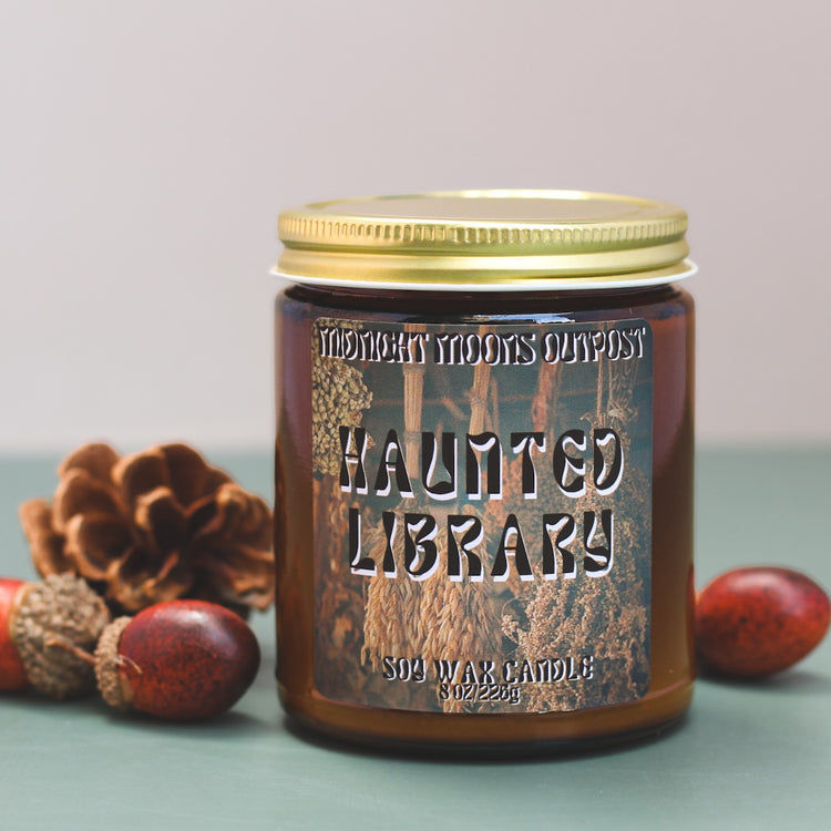 Haunted Library Soy Candle