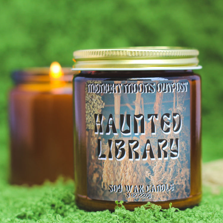 Haunted Library Soy Candle
