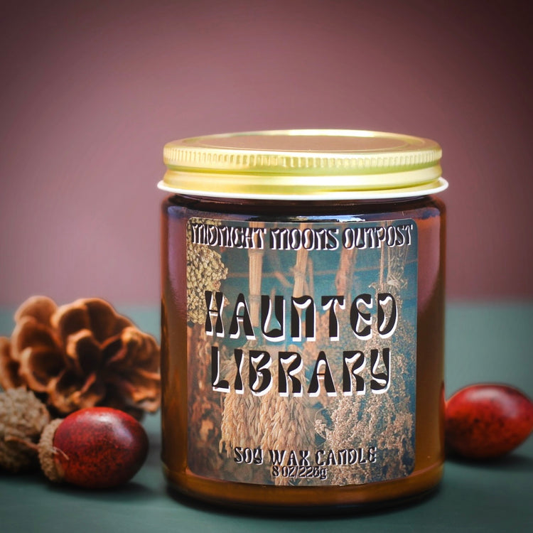Haunted Library Soy Candle