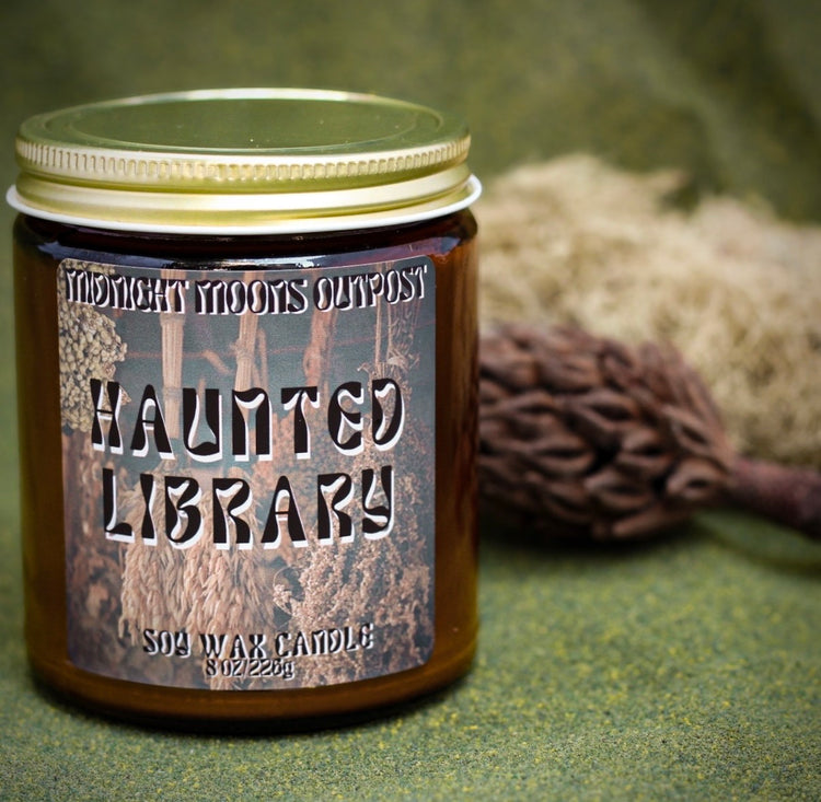 Haunted Library Soy Candle