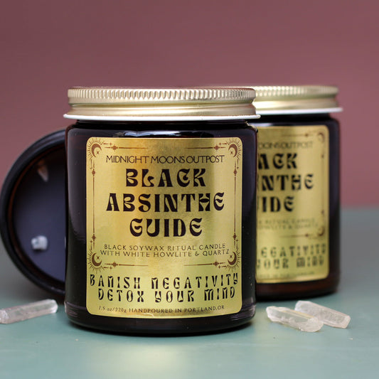 Black Absinthe Guide Soy Candle