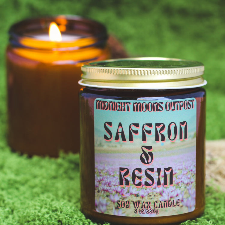 Saffron & Resin Soy Candle