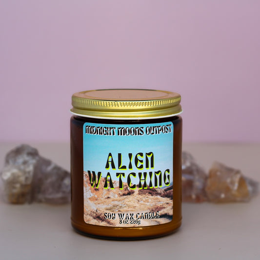 Alien Watching Soy Candle