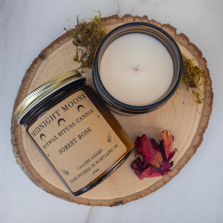 Forest Rose Soy Candle