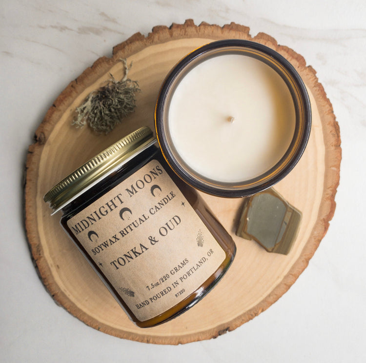 Tonka & Oud Soy Candle