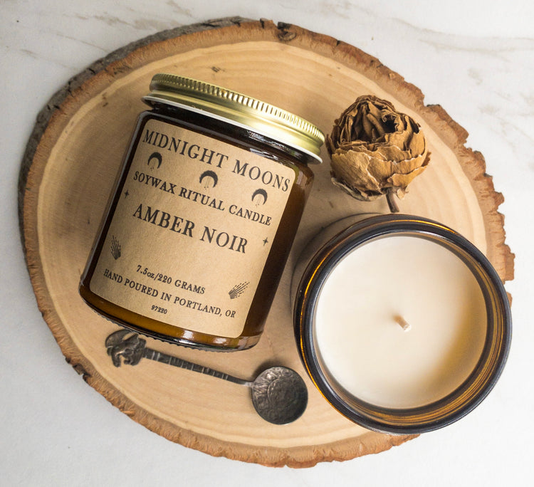 Amber Noir Soy Candle