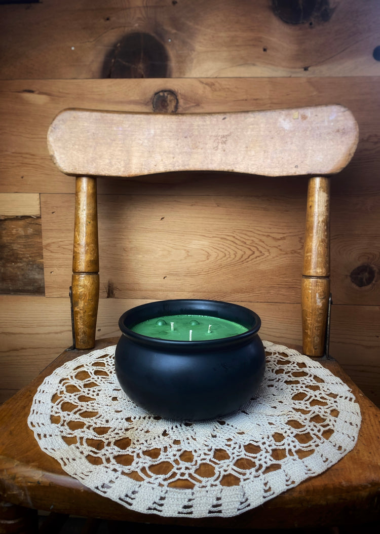 TOIL & TROUBLE CAULDRON CANDLE